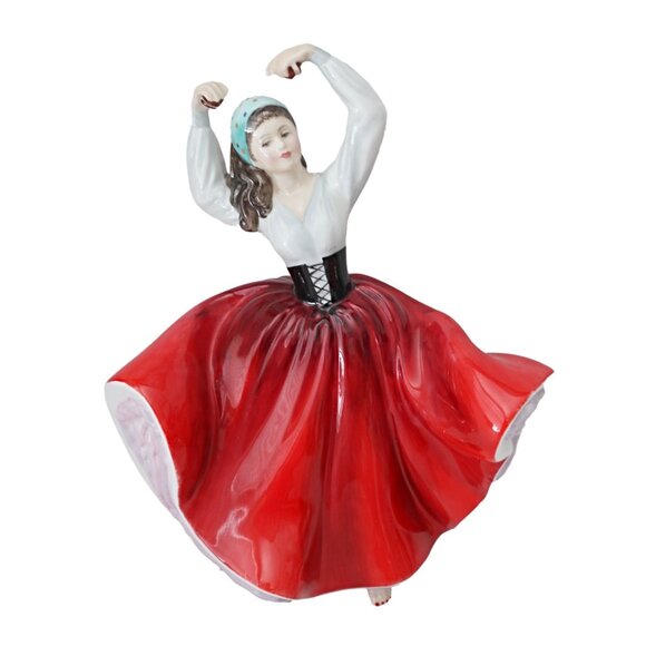 Royal Doulton Porcelain Figurine Karen HN2388 Issued 1981 Peggy Davies Series - Picture 1 of 6